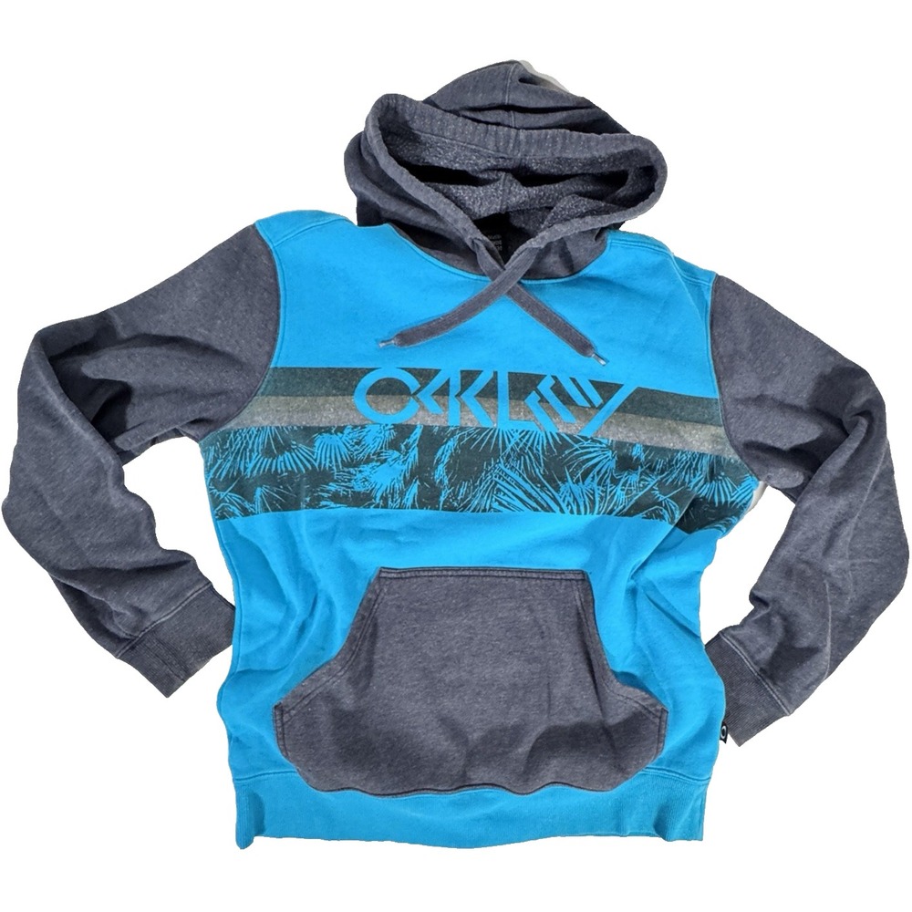 Vintage Oakley Hoodie Men's Medium‎ Sweatshirt Spellout Pullover Y2K Graphic